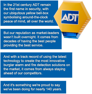 In 21st century ADT remains the first name in security.